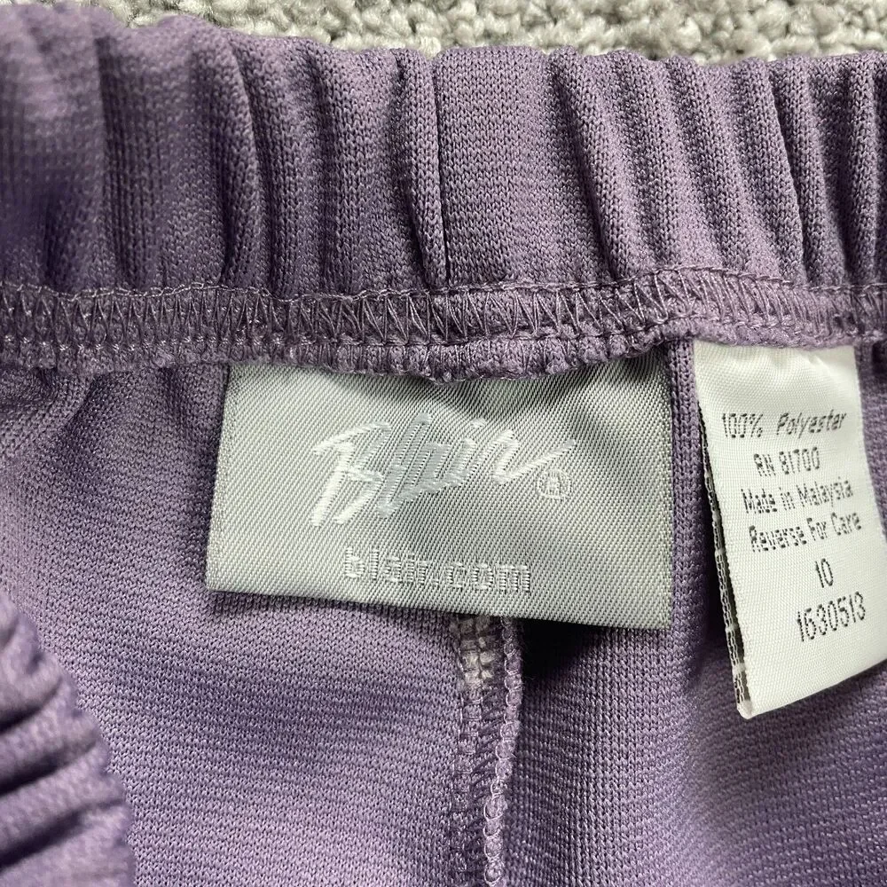 Blair Sweatpants Womens 10 Light Purple 24x29 Straight Leg Soft Elastic Vintage